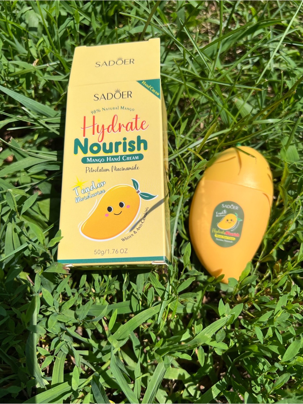 SADOER Hydrate Nourish Mango Hand Cream - Yellow
